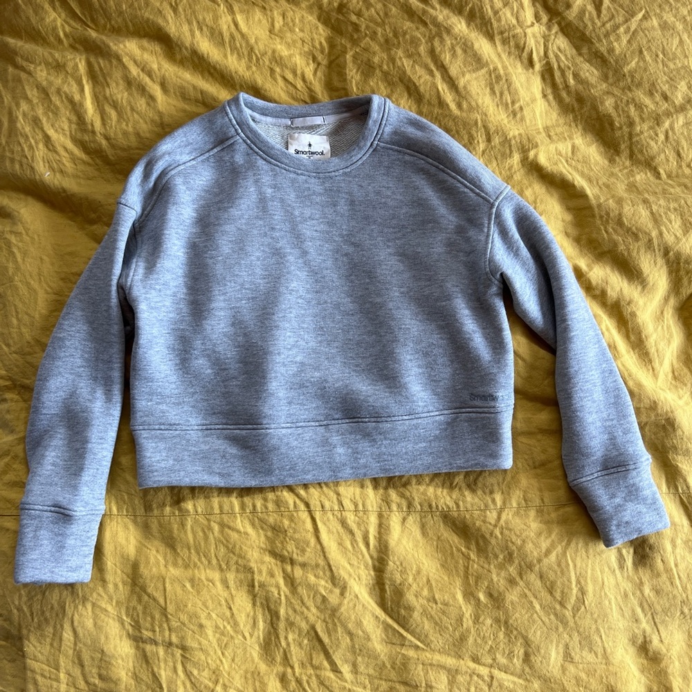 Smartwool Recycled Terry Cropped Crew Sweatshirt